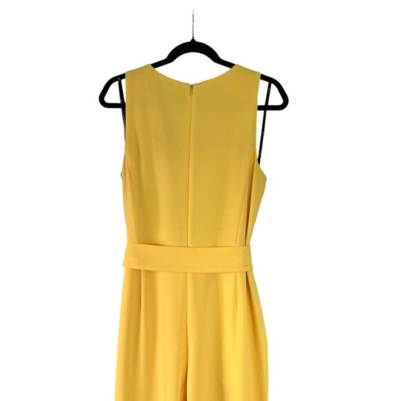 Spring, Summer Outfit. Yellow Jumpsuit Size 12 INC International Concepts. - Picture 4 of 16